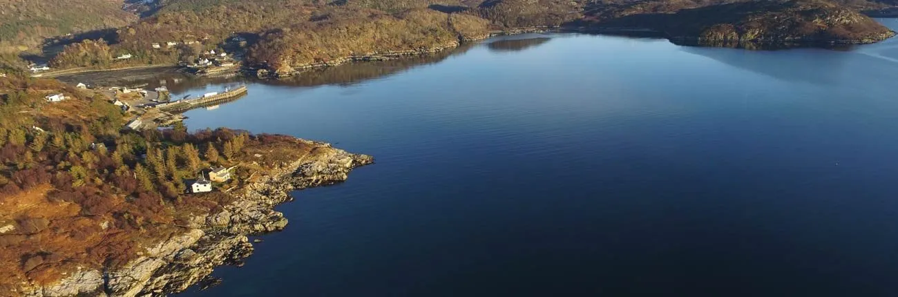Bird eye view to Torridon